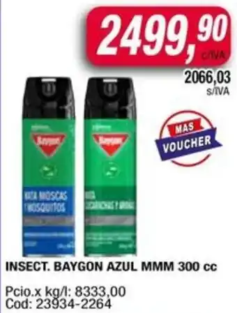 Maxiconsumo Baygon insect. azul mmm oferta