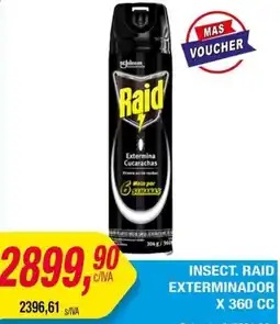 Maxiconsumo Raid insect. exterminador oferta