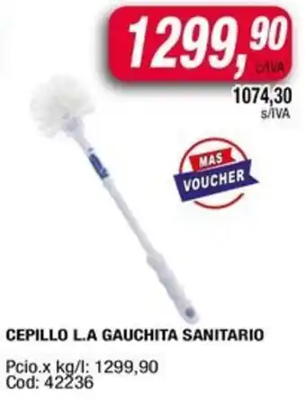 Maxiconsumo Cepillo l.a gauchita sanitario oferta