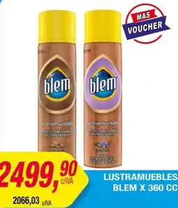 Maxiconsumo Blem lustramuebles oferta