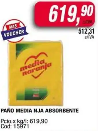 Maxiconsumo Paño media nja absorbente oferta