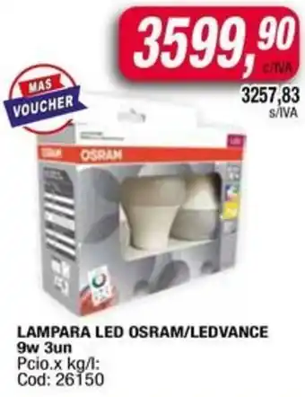 Maxiconsumo Lampara led osram/ledvance oferta