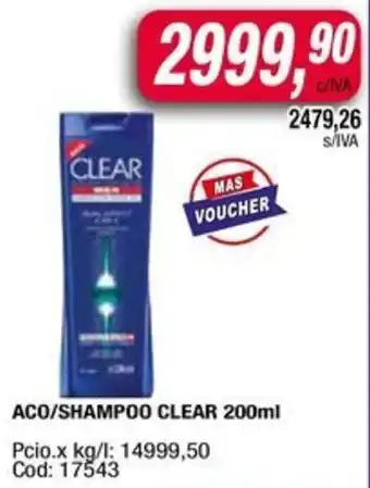 Maxiconsumo Clear aco/shampoo oferta