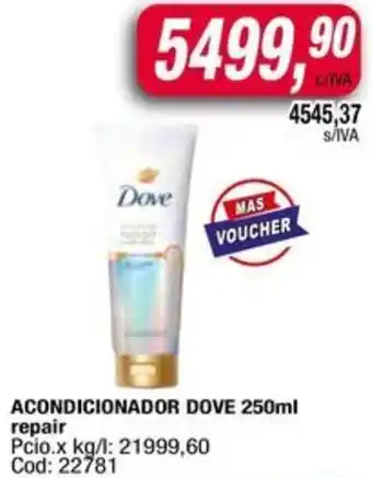 Maxiconsumo Dove acondicionador oferta