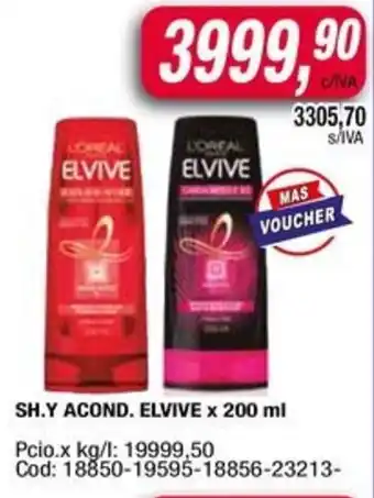 Maxiconsumo Elvive sh.y acond. oferta