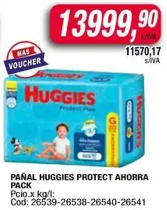 Maxiconsumo Huggies pañal protect ahorra pack oferta