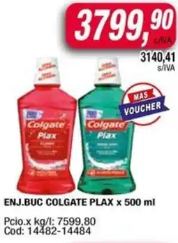 Maxiconsumo Colgate plax enj.buc oferta