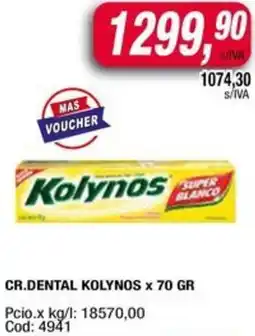 Maxiconsumo Kolynos cr.dental oferta