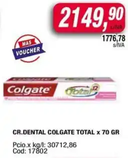 Maxiconsumo Colgate total cr.dental oferta