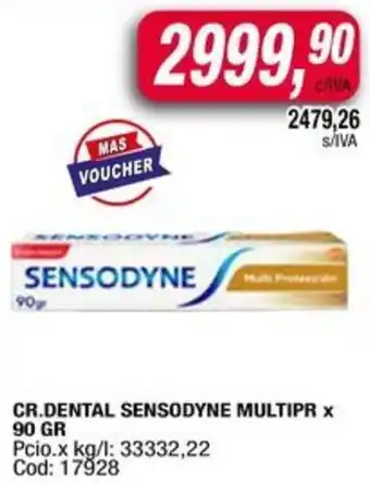 Maxiconsumo Sensodyne cr.dental multipr oferta