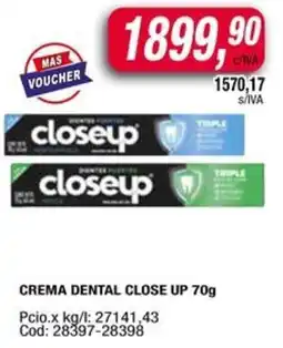 Maxiconsumo Close up crema dental oferta