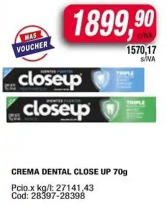 Maxiconsumo Close up crema dental oferta