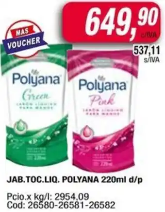 Maxiconsumo Polyana jab.toc.liq. oferta