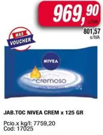 Maxiconsumo Nivea crem jab.toc oferta