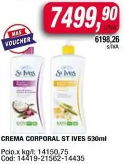 Maxiconsumo St ives crema corporal oferta