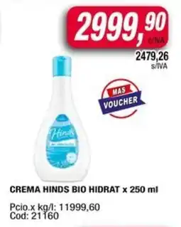 Maxiconsumo Hinds crema bio hidrat oferta