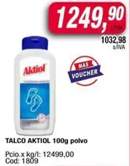 Maxiconsumo Aktiol talco oferta