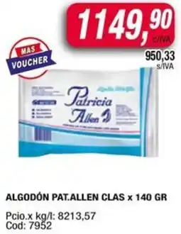 Maxiconsumo Algodón pat.allen clas oferta