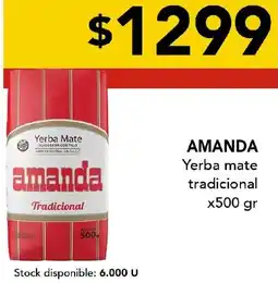 Nini Mayorista Amanda yerba mate tradicional oferta