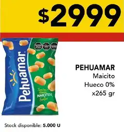 Nini Mayorista Pehuamar maicito hueco 0% oferta