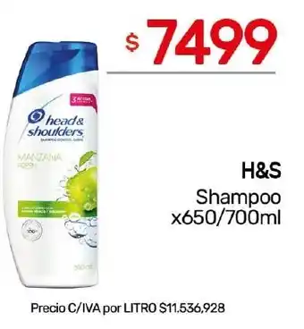 Nini Mayorista H&S shampoo oferta