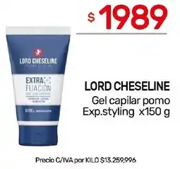 Nini Mayorista Lord cheseline gel capilar pomo exp.styling oferta