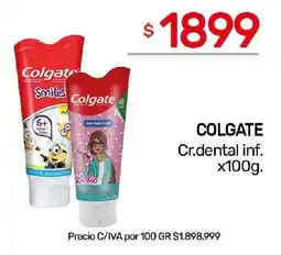 Nini Mayorista Colgate cr.dental inf. oferta