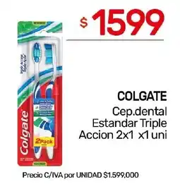 Nini Mayorista Colgate cep.dental estandar triple accion oferta