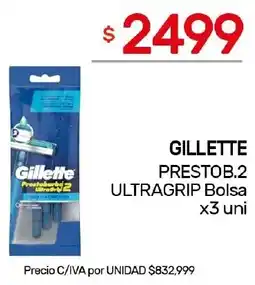 Nini Mayorista Gillette prestob.2 ultragrip bolsa oferta