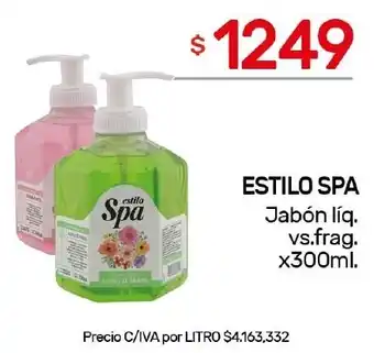 Nini Mayorista Estilo spa jabón líq. vs.frag. oferta