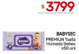 Nini Mayorista Babysec premiun toalla húmeda bebes oferta