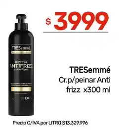 Nini Mayorista Tresemmé cr.p/peinar anti frizz oferta