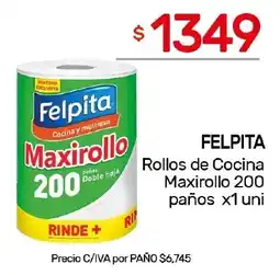 Nini Mayorista Felpita rollos de cocina maxirollo oferta