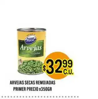 Supermercados Toledo Primer Precio Arvejas Secas Remojadas x350gr oferta