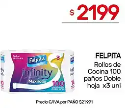 Nini Mayorista Felpita rollos de cocina oferta