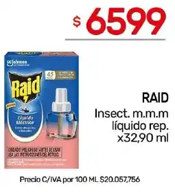 Nini Mayorista Raid insect. m.m.m líquido rep. oferta