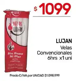 Nini Mayorista Lujan velas convencionales oferta