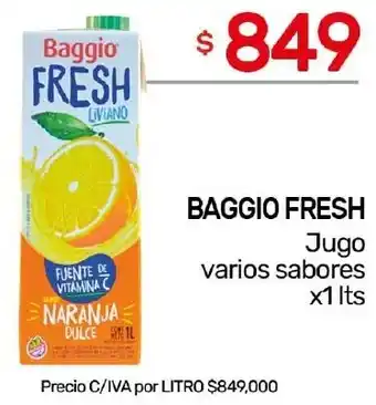 Nini Mayorista Baggio fresh jugo varios sabores oferta