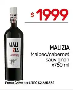 Nini Mayorista Malizia malbec/cabernet sauvignon oferta