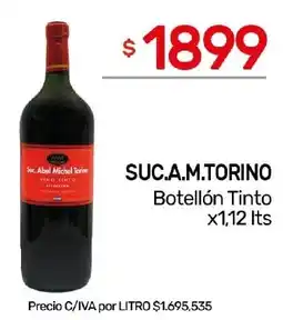 Nini Mayorista Suc.a.m.torino botellón tinto oferta