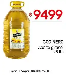 Nini Mayorista Cocinero aceite girasol oferta