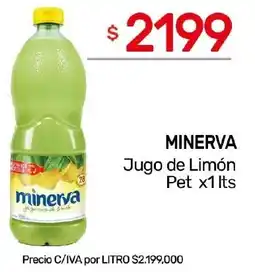 Nini Mayorista Minerva jugo de limón pet oferta