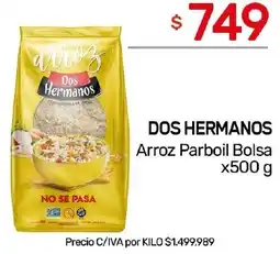 Nini Mayorista Dos hermanos arroz parboil bolsa oferta