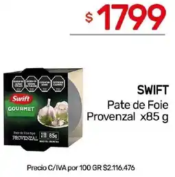 Nini Mayorista Swift pate de foie provenzal oferta