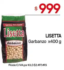 Nini Mayorista Lisetta garbanzo oferta