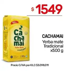 Nini Mayorista Cachamai yerba mate tradicional oferta