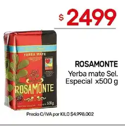 Nini Mayorista Rosamonte yerba mate sel. especial oferta