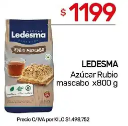 Nini Mayorista Ledesma azúcar rubio mascabo oferta