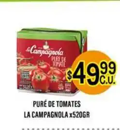 Supermercados Toledo La Campagnola Puré De Tomates x520gr oferta