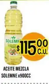 Supermercados Toledo Solemne Aceite Mezcla x900cc oferta